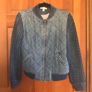 Anthropologie Cloth & Stone Bomber Jacket XS 0 2